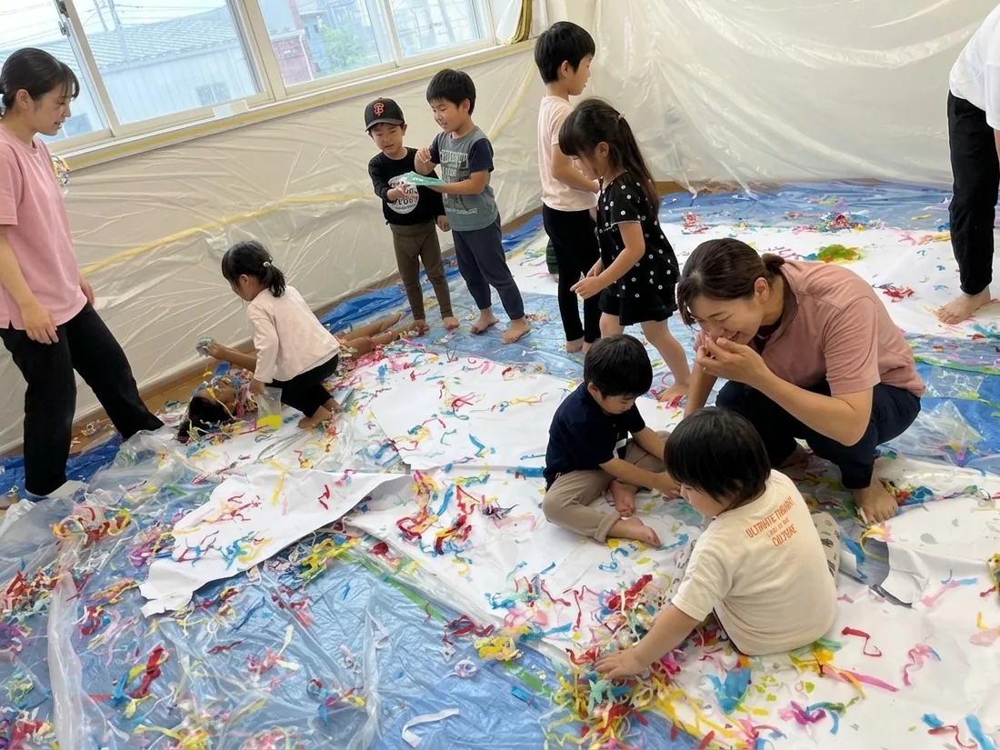 たなばたの笹かざり